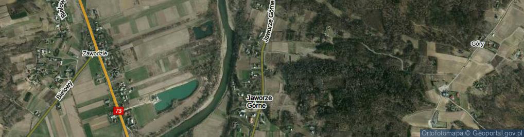 Zdjęcie satelitarne Jaworze Górne ul.